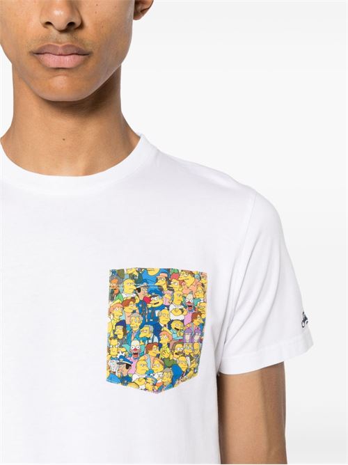 T-shirt uomo maniche corte Simpson MC2 SAINT BARTH | BLANCHE04478L